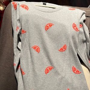 Old Navy, fun orange slices sweater!